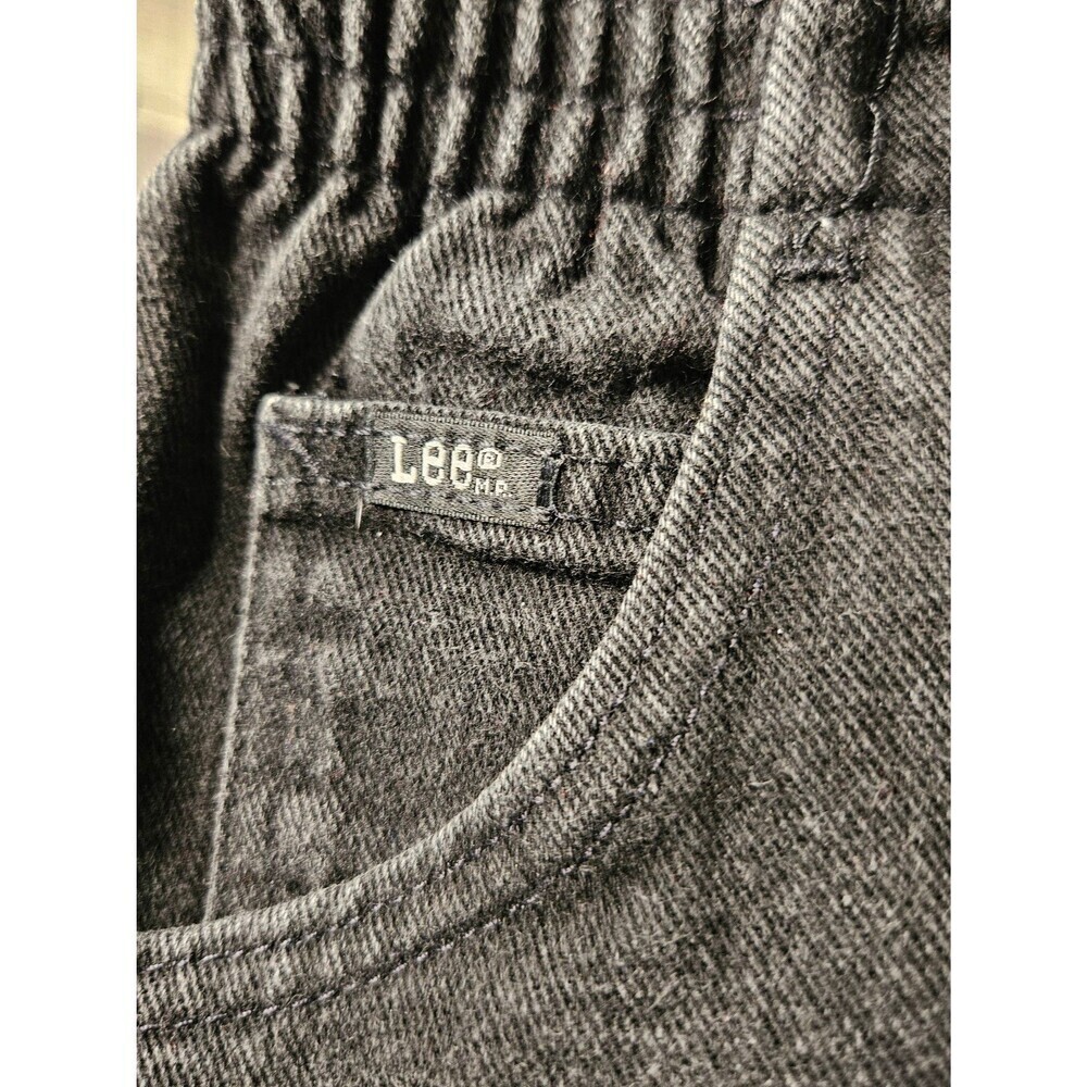 Lee Vintage 90s High Waisted Black Denim Shorts - Picture 8 of 10
